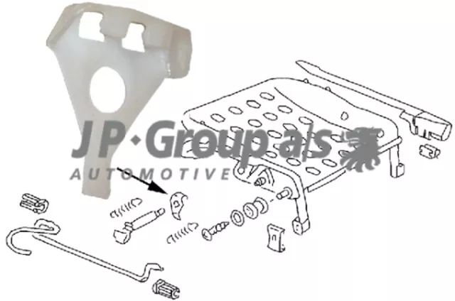 JP GROUP Stellelement Sitzverstellung 8189802606 für 80 GOLF VW KAEFER PASSAT B1