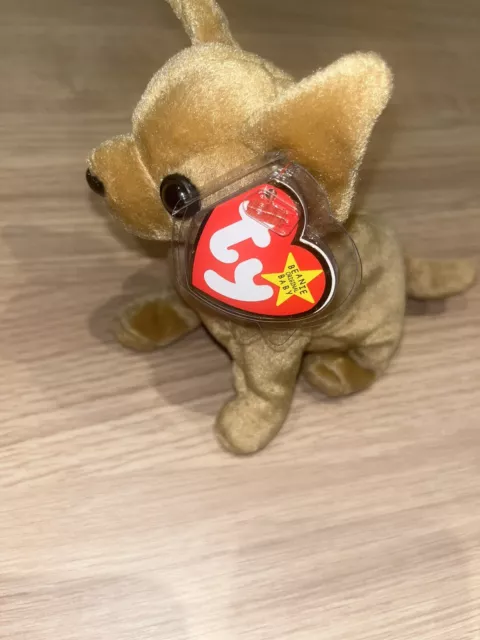 Ty Beanie Baby "Tiny" Chihuahua 1998 - Pristine Condition 2