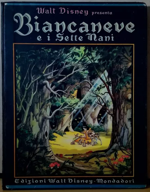 Walt Disney Biancaneve E I Sette Nani Ediz.mondadori 1940 Illustrato Molto Usato