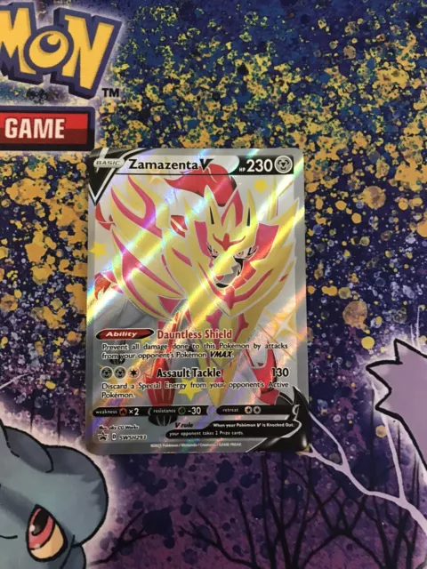 Pokémon TCG Zamazenta V (Shiny) SWSH Black Star Promos SWSH293 Holo Promo