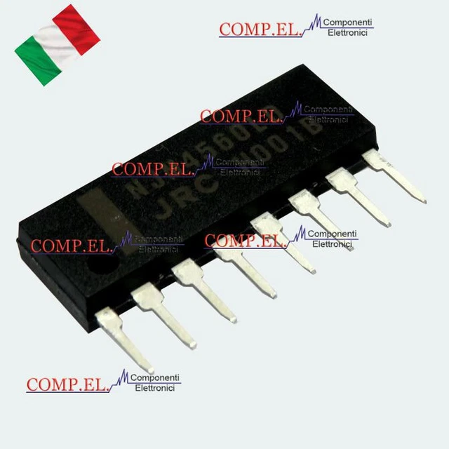 Amplificatore NJM4560L Operazionale Doppio SIP – 2Pz - Foto 3