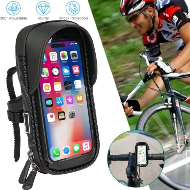 Supporto cellulare bicicletta borsa impermeabile, borsa manubrio bicicletta MTB borsa telaio