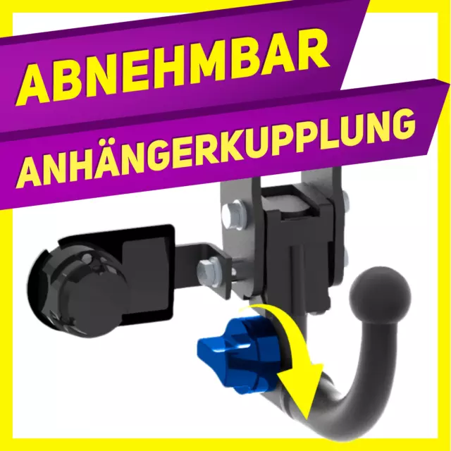 Anhängerkupplung AHK abnehmbar für - VOLVO XC60 1 I Y20 (08-17) - Steinhof