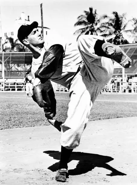 Schoolboy Rowe Pitcher Philadelphia Phillies 1940S Old Baseball Photo