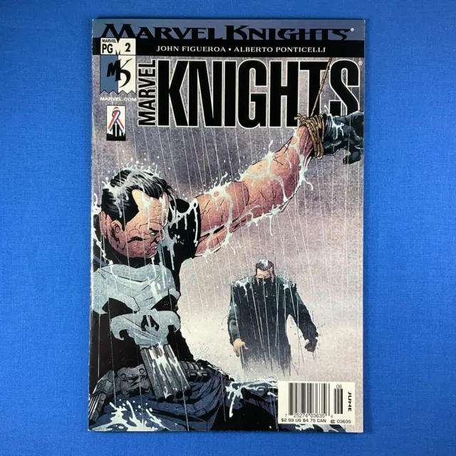 Marvel Knights (Vol.2) #2 NEWSSTAND UPC Variant Marvel Comics 2002 Punisher