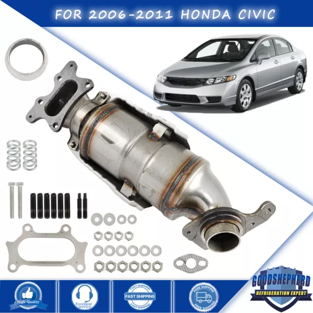 For 2006-2009 2010 2011 Honda Civic 1.8L l4 Exhaust Manifold Catalytic Converter