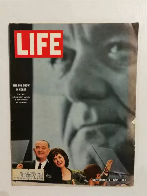 Life Magazine September 4, 1964 - Lyndon Johnson - John F Kennedy JFK - Ads - M