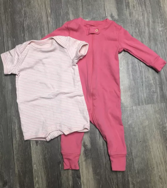 primary clothing organic cotton baby girl clothes lot 3-6months