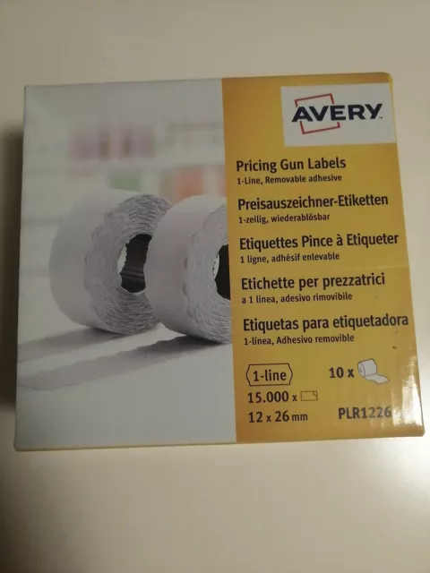 Preisauszeichner Etiketten AVERY Zweckform PLR1226 26.0 x 12.0 mm Rolle