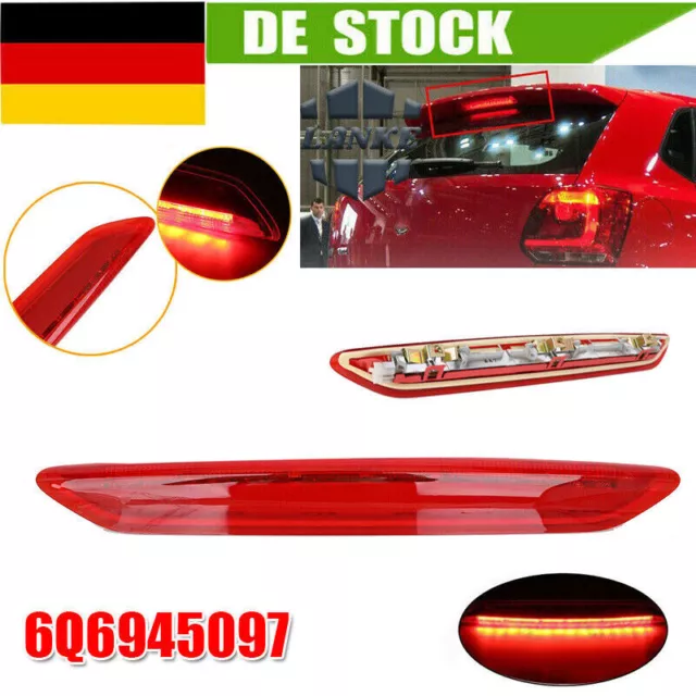 Dritte 3. Bremslicht Zusatzbremsleuchte Rot Für VW 9N 2002-09 6Q6945097 DE