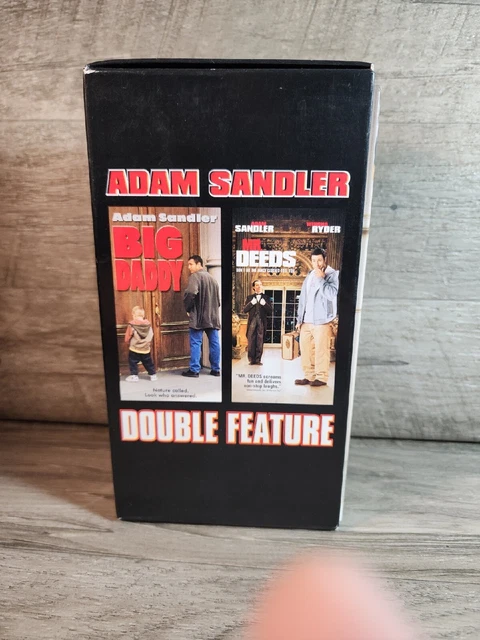 Mr. Deeds Big Daddy 2-Pack VHS 2002 2-Tape Set VHS Double Feature Adam Sandler