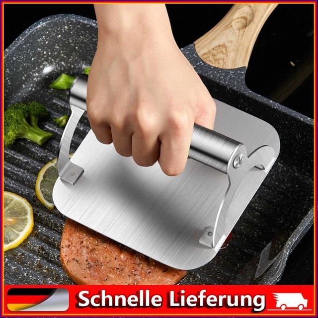 Prensa para parrilla de carne molde prensa de carne duradera accesorios prácticos de cocina portátiles