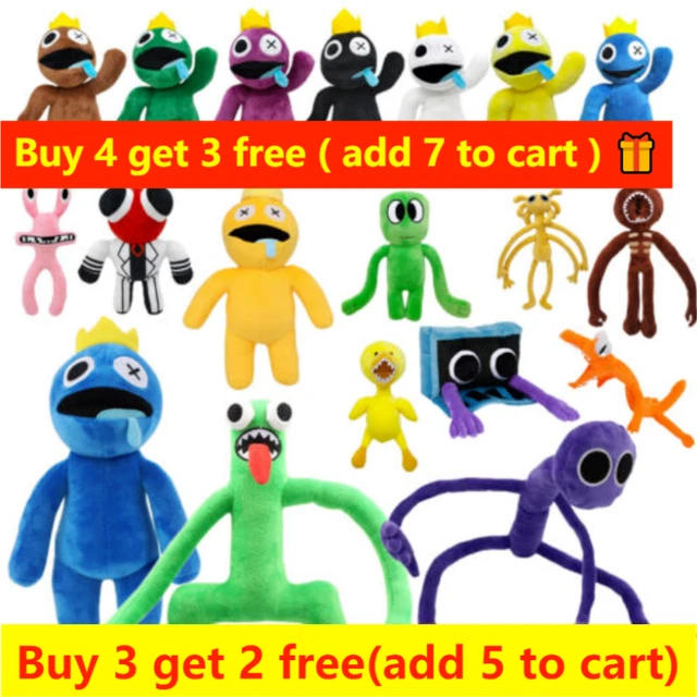 ROBLOX DOORS RAINBOW Friends Teddy Plush Toy Stuffed Doll Toy Kid ...