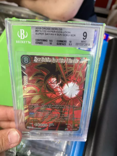 G09 Crystal Chard Card Goku - Vegeta - Gogeta Super Saiyan 4 Dragon Ball GT  - Dragon Ball Universal Collection Trading Cards Pan