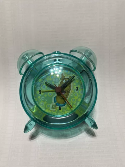Scooby Doo Warner’s Bros Retro Alarm Clock  In Aqua Plastic New In Box
