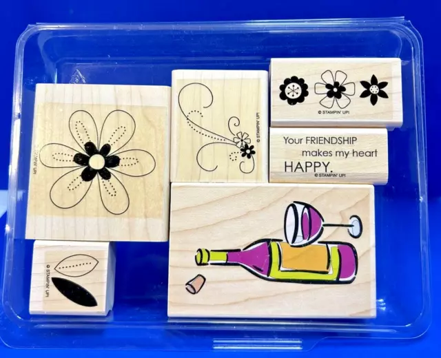 Stampin up your friendship makes my heart happy 6 Stamps (1-72)