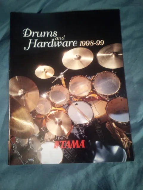 TAMA Drums & Hardware Catalog 1998-99; Excellent Condition