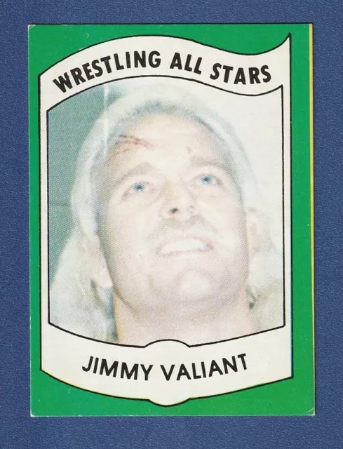 JIMMY VALIANT 1982 PWE RC Wrestling All Stars Series B #22 Fair-Good CREASED*