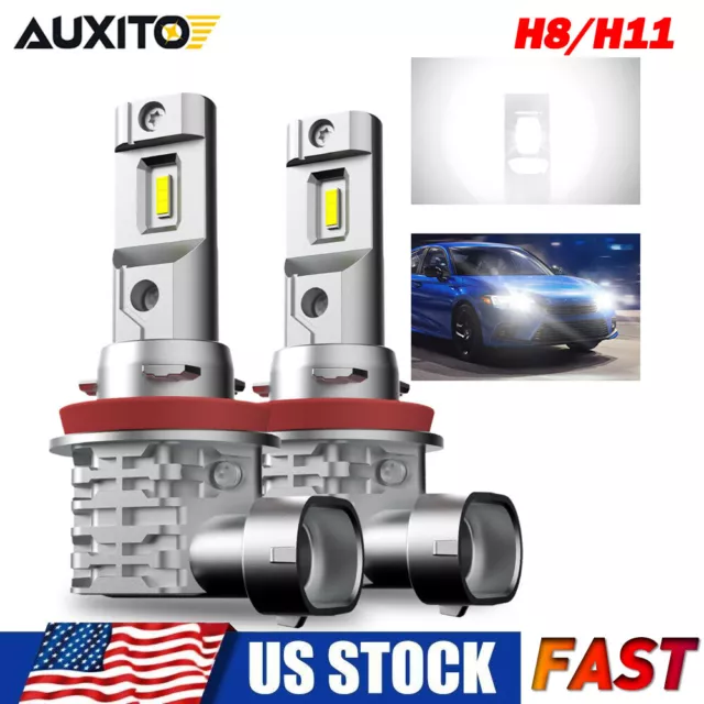 Auxito LED Headlight H11 Low Beam Bulb Canbus Kit 20000LM 6500K Ultra Bright EON