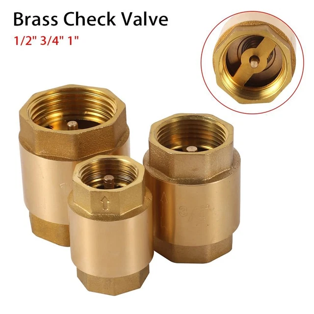 JZK Divisore Rubinetto Giardino In Ottone 2 Vie Con Valvole - Raccordo A Y Da 3/4" A 1/2" Per Tubo E Lavatrice - 2
