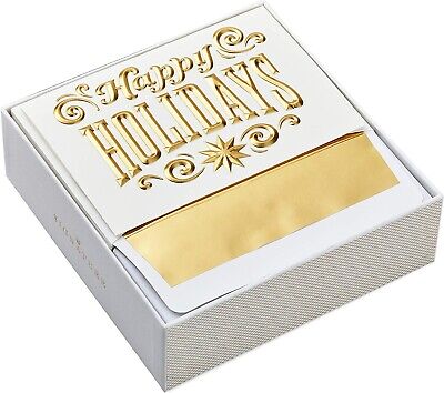 Hallmark Signature Boxed Holiday Cards, Happy Holidays
