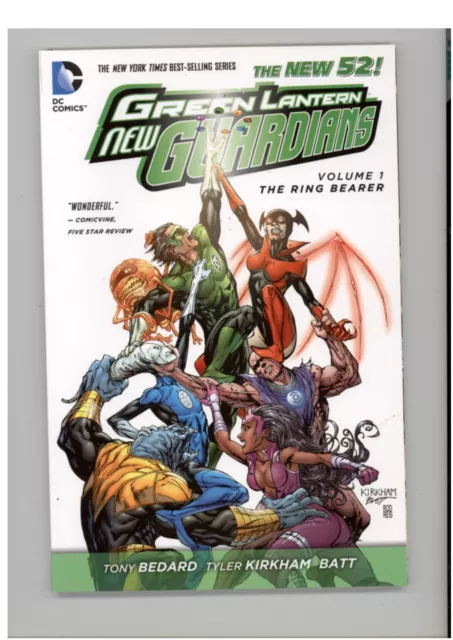 Green Lantern New Guardians Volume 1 The Ring Bearer  NEW Never Read TPB