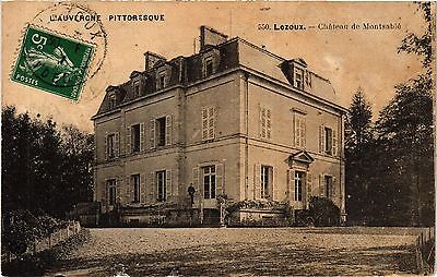 CPA ak the Auvergne picturesque lezoux chateau de montsable (409214)