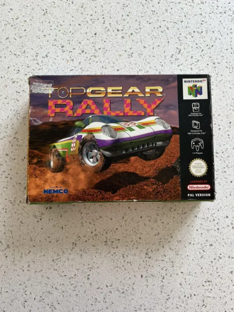 Top Gear Rally N64 Nintendo 64 Boxed PAL No Manual