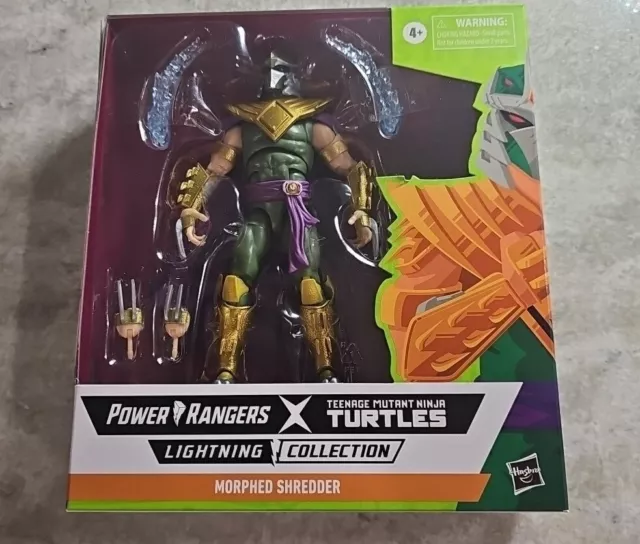 Power Rangers X TMNT Lightning Collection Morphed Shredder Green Ranger MMPR-NEW