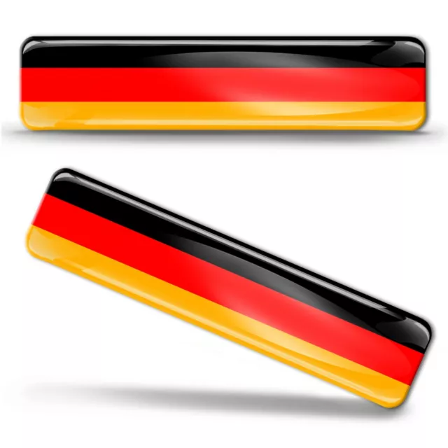 Autocollant 3D Drapeau Allemagne Résine National Allemand Germany Flag Sticker