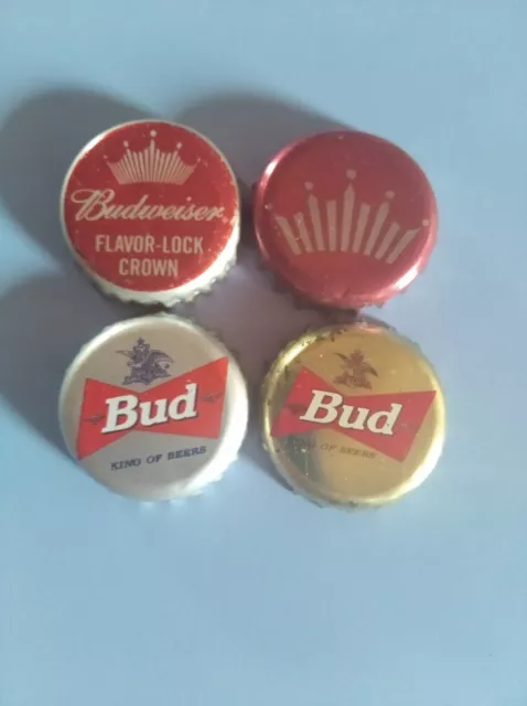 lot de 4 capsules de bière budweiser