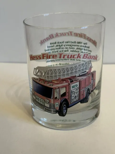 Vintage 1996 The First Hess Truck  Tumbler Drinking Glass Classic Truck Series