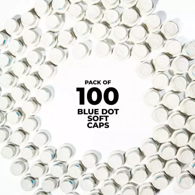 MTN Blue Dot Soft Caps - 100 Pack