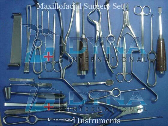 Ensemble d'instruments chirurgicaux pour chirurgie maxillo-faciale Qualité...