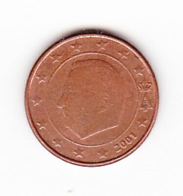 Pièce de monnaie 1 cent centimes euro Belgique 2001
