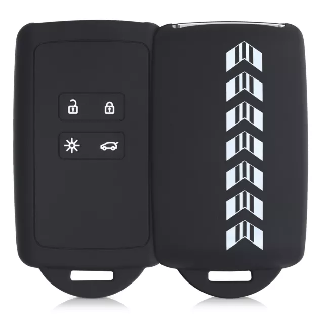 Funda de llave de coche para Renault Carcasa de mando para llaveros