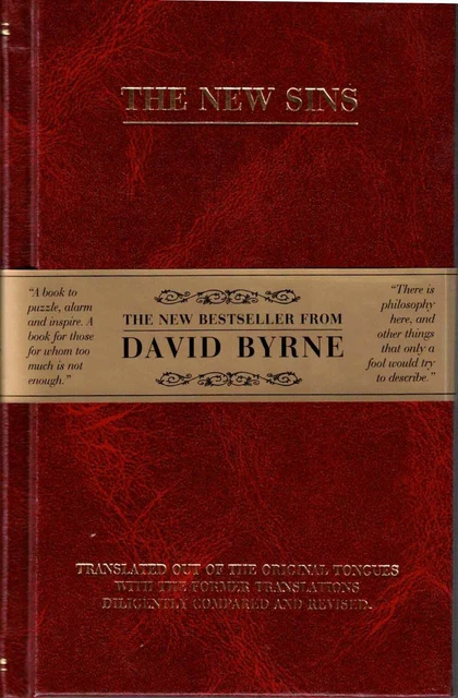 David Byrne / The New Sins / Los Nuevos Pecados 1st Edition 2001