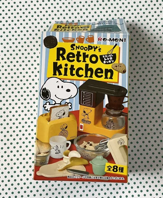 Snoopy Re Ment Retro Kitchen Dolls House Miniatures Party Sunday Re-ment