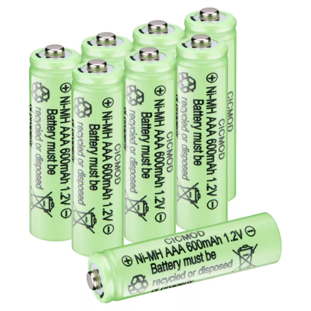 AA AAA Rechargeable Batteries 600mAh 1200mAh NiMH Double A Regular Capacity 1.2V