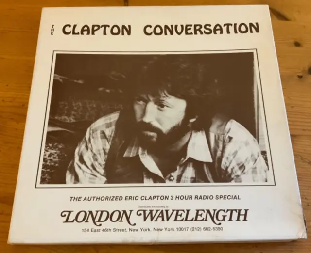 Eric Clapton Clapton Conversation 3 LP Box Set London Wavelength Promo Rare