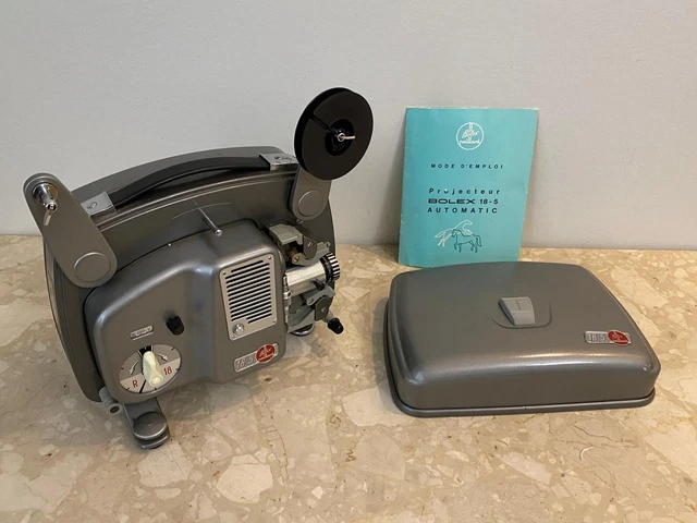 Projecteur Ancien Bolex 18-6 – 8mm / Super 8, Multispeed – Rare, Fonctionnel