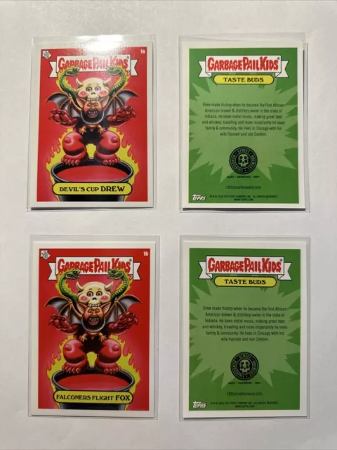 2022 Topps Garbage Pail Kids Taste Buds Series 2 Singles - You Pick Free Ship