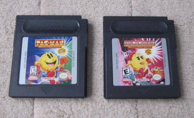Nintendo Game Boy Special Color Editions Pac-Man & Ms Pac-Man