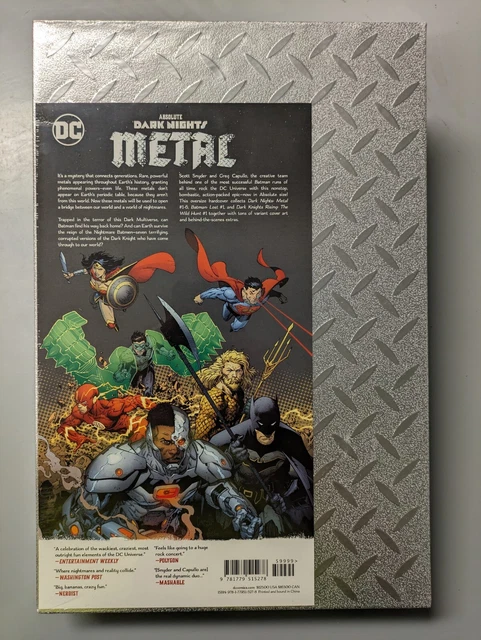 2022 DC Comics Absolute Dark Nights: Metal HC Hardcover Deluxe Slipcase Sealed