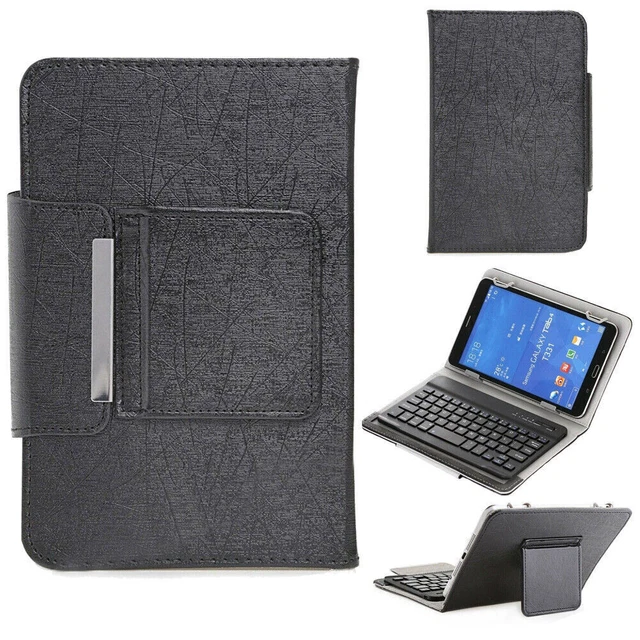 Universal Wireless Keyboard Leather Case Cover Shell For Amazon 7"10"inch Tablet