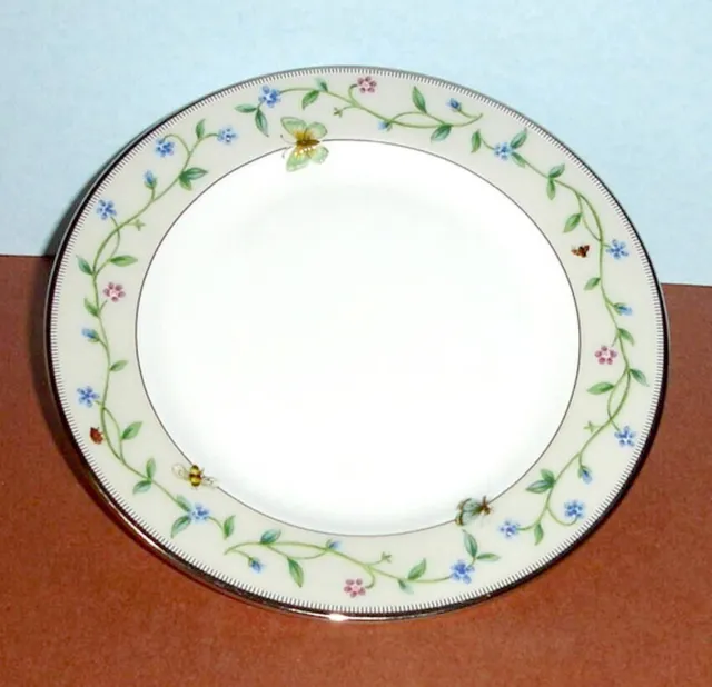 Lenox Idalia Bread & Butter Plate 6.25" Floral Butterfly Design 1st Quality New