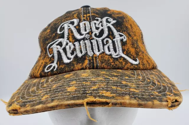 Buckle BKE Rock Revival Distressed Baseball Cap Mesh Back Hat Adjustable Strap