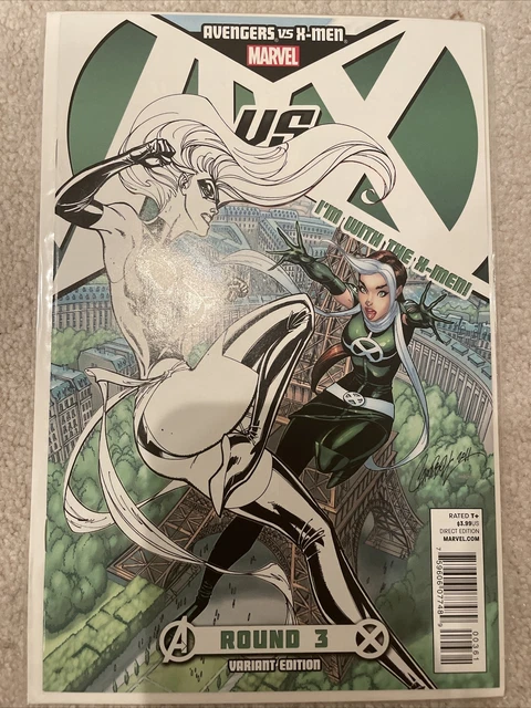 AVENGERS VS X-MEN  #3  J. Scott Campbell  Variant Cover NM or Better (9.4-9.6)
