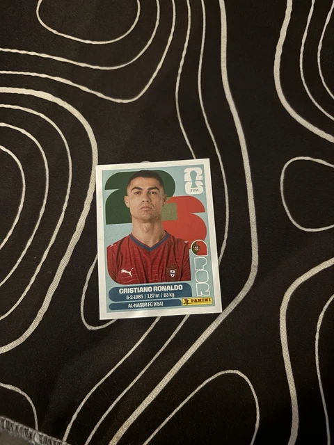 PANINI FIFA WORLD Cup 2026 Cristiano Ronaldo Portugal POR 15 Player
