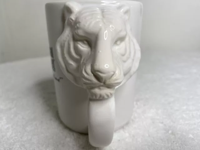 Vtg JSNY Animal Cups Mugs Ceramic Elephant Lion Ostrich Kids Mugs